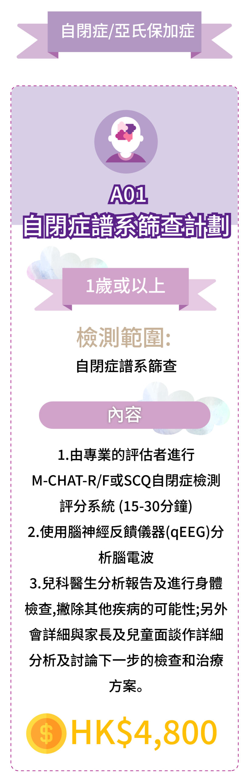 評估及診斷收費及內容
