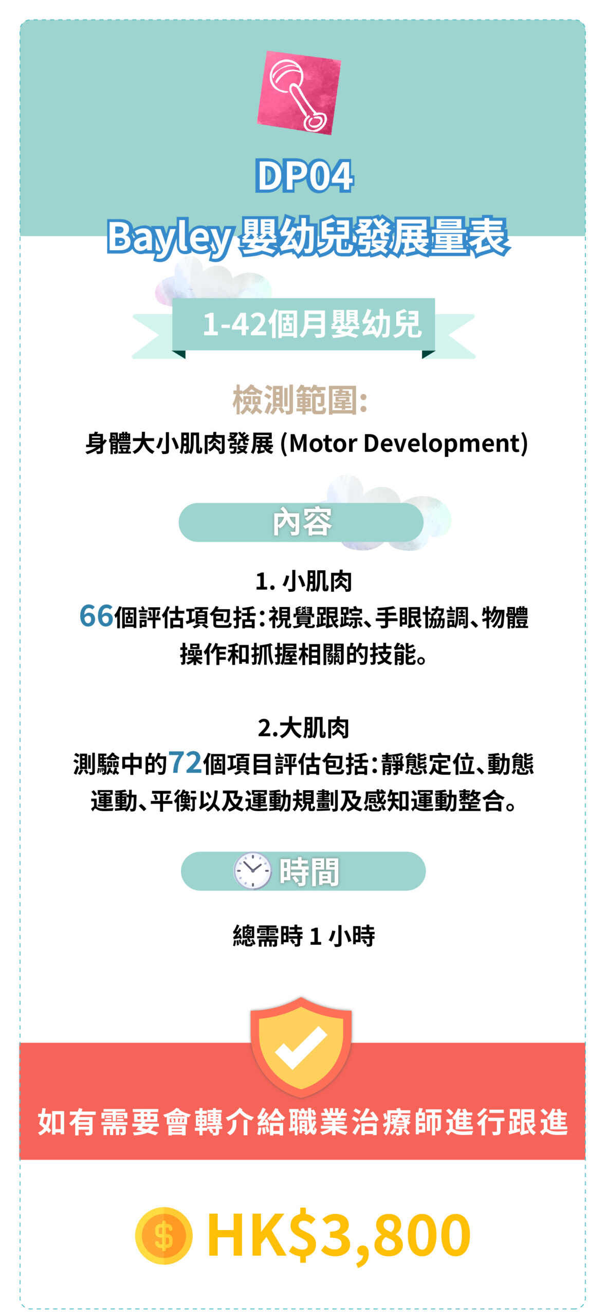 評估及診斷收費及內容